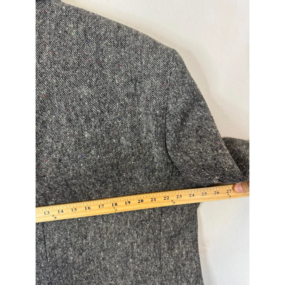 Magee Donegal Tweed Blazer Mens 48 Reg Grey Wool Sports Coat Moores Ireland